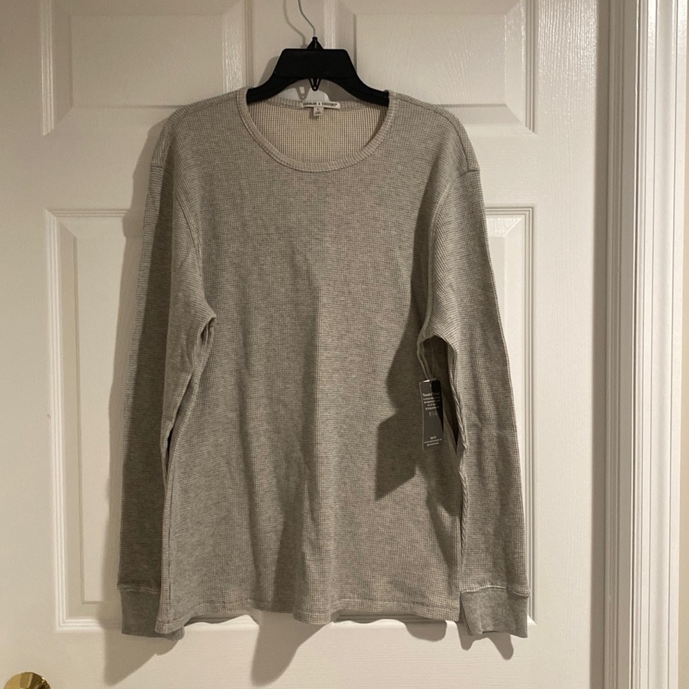 Thread 4 Thought Mens size large waffle shirt. NWT